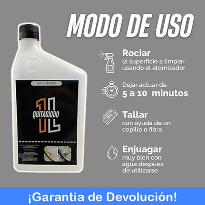 Addio Sporco™ Removedor de Óxido + Reparador Partes Negras(Gratis)