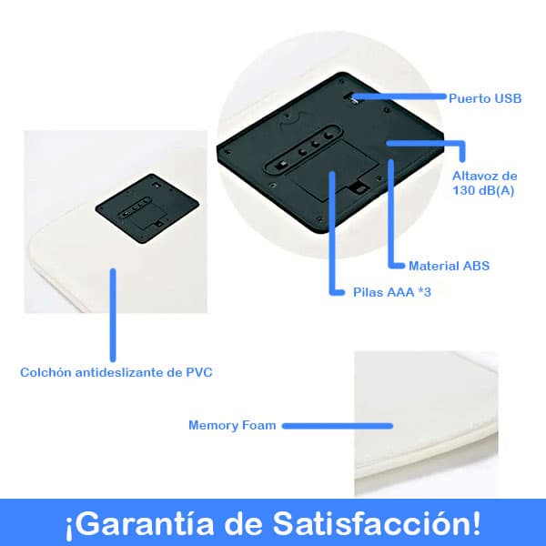 PowerWake™ Alfombra con Despertador